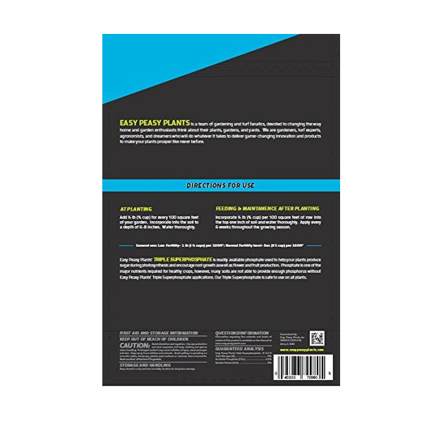 TRIPLE SUPER PHOSPHATE FERTILIZER 0-46-0 | Phosphorus Fertilizer for Gardens, La