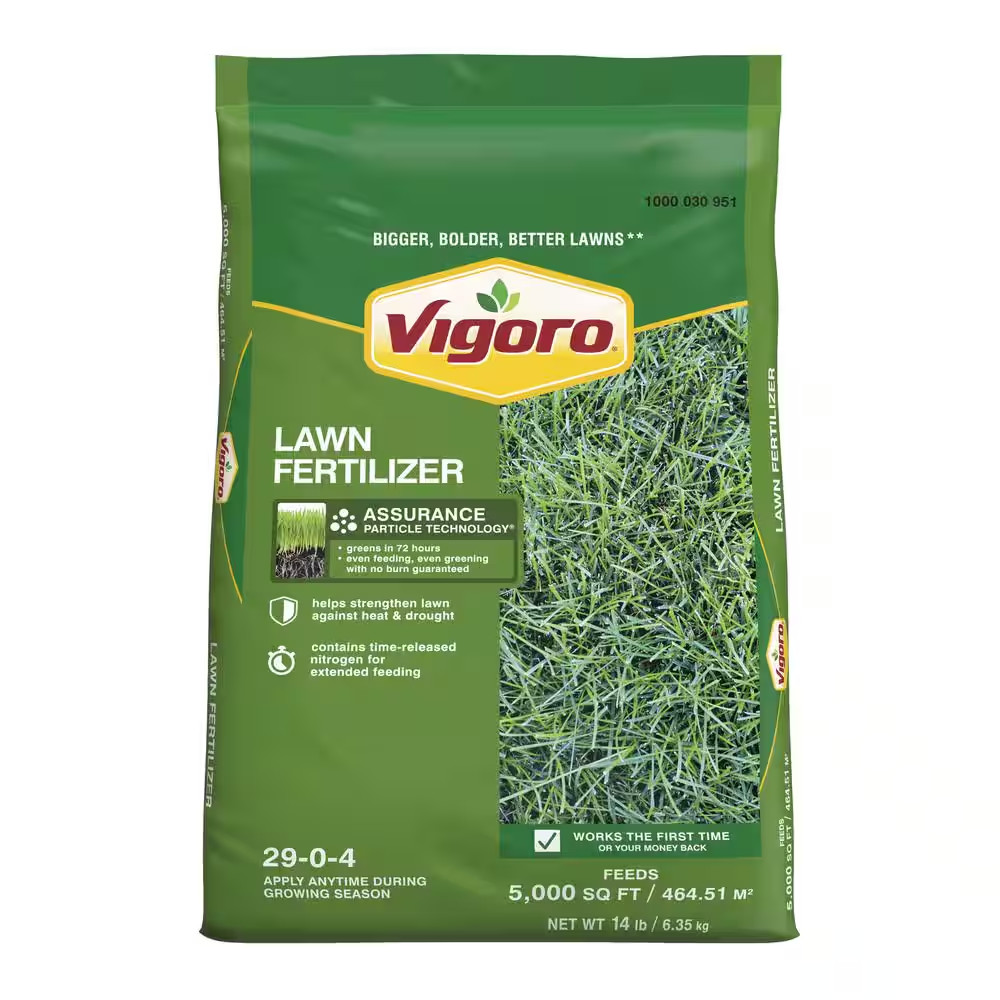 14 Lbs. 5,000 Sq. Ft. Lawn Fertilizer for All Grass Types