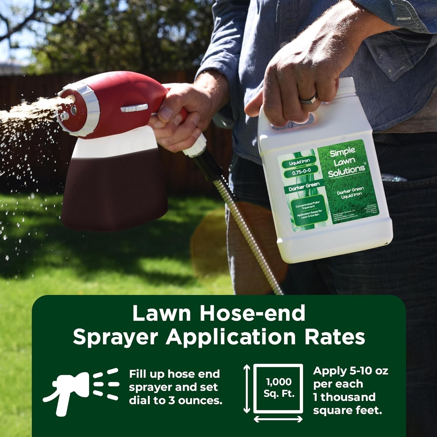 Chelated Iron 7-0-0 Liquid Iron for Lawns – Liquid Fertilizer for Lawns, Ironite