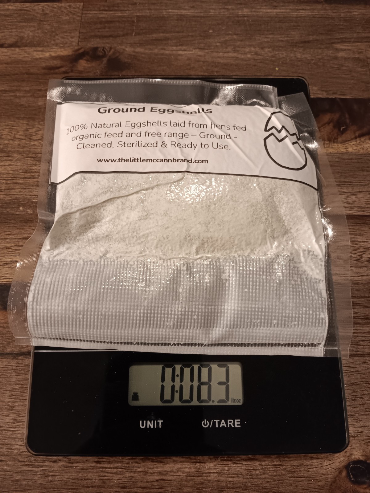 Organic Eggshell Powder 8oz for Plants Natural Calcium Soil Amendment USA