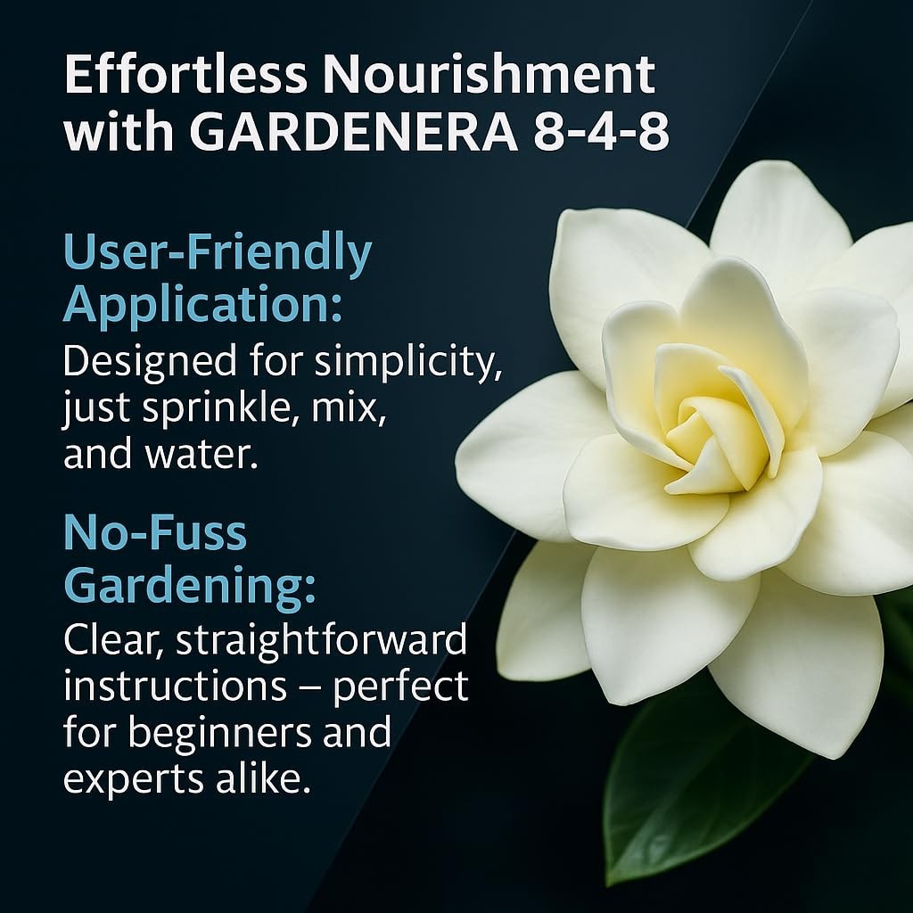 Premium 8-4-8 Acidic Fertilizer for Hydrangeas – Iron & Sulfur Soil Acidifier –