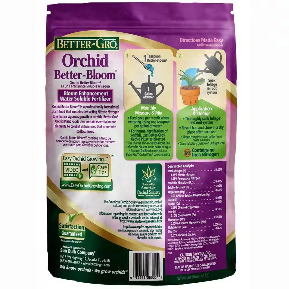 16 Oz. Orchid Better-Bloom Booster Plant Food Free Shipping