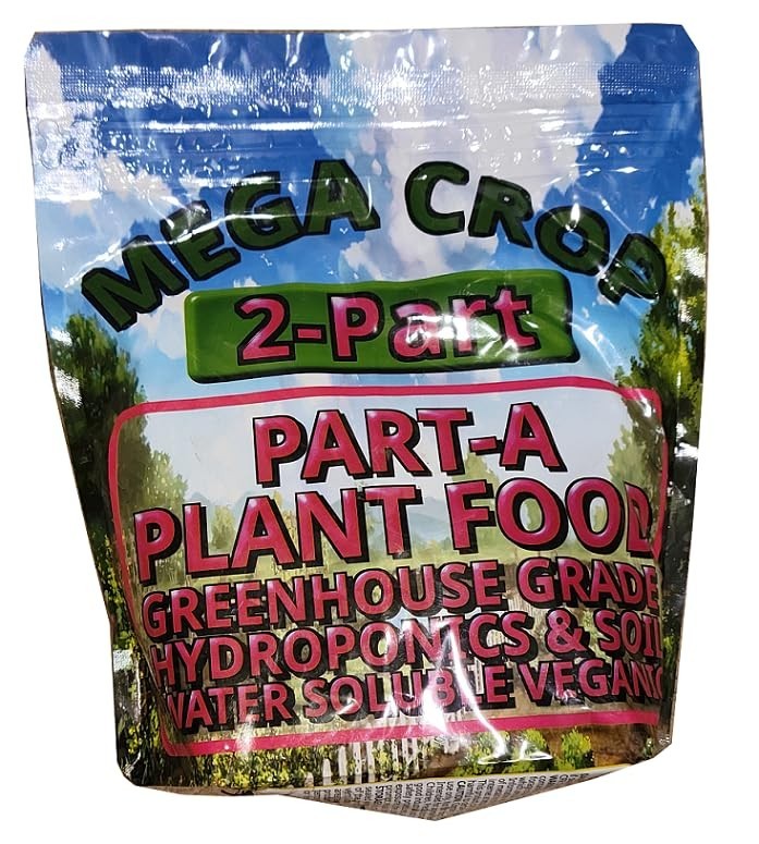 Hydroponic & Soil Nutrient Fertilizer 2-Part A for Plants, Organic NPK 5-12-26