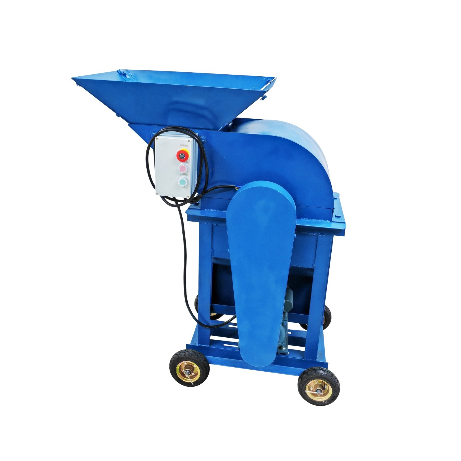 Enlarge Feed Port Soil Crusher Organic Fertilizer Pulverizer Crusher 220V 3KW