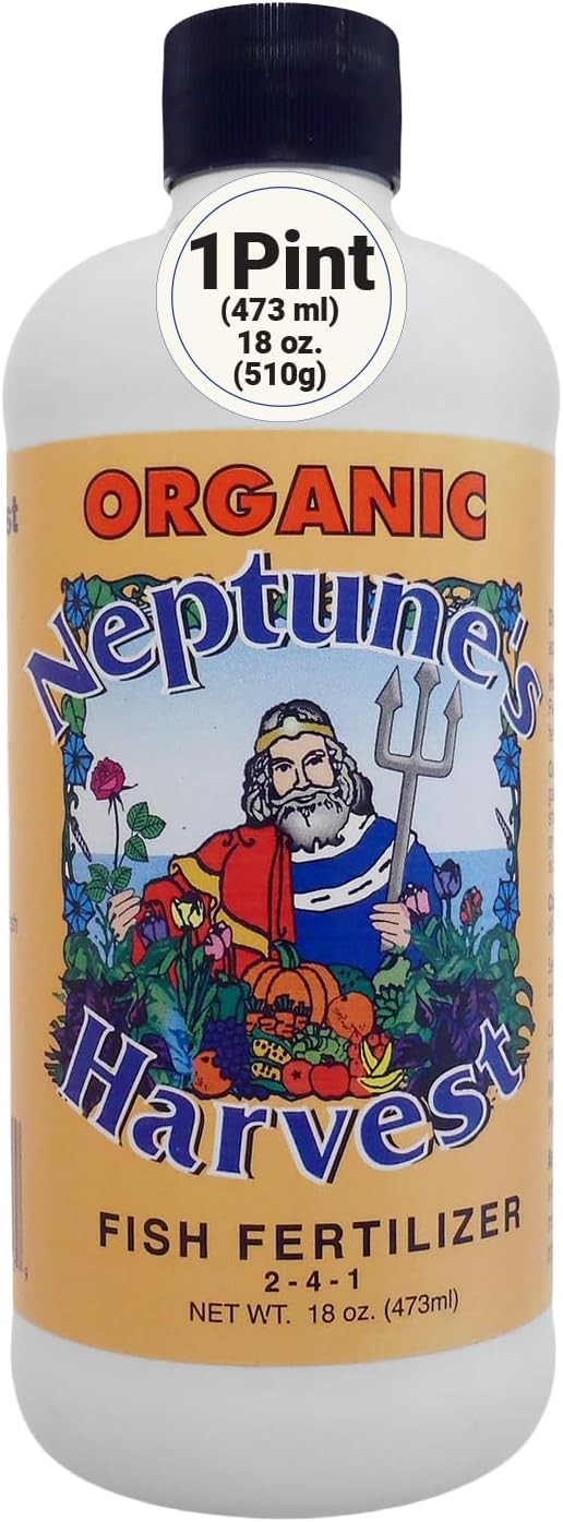 Neptune’s Harvest Fish Fertilizer 2-4-1 Organic Liquid Pint