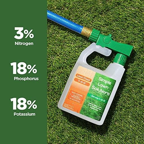 Ultimate 3-18-18 NPK- Lawn Food Quality Liquid Fertilizer- Easy to Use Concen…