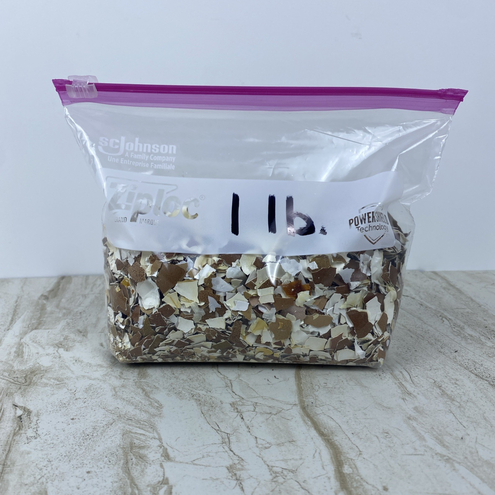 1 Pound Baked Hand-Crushed Organic Egg Shells From Free Range Chickens