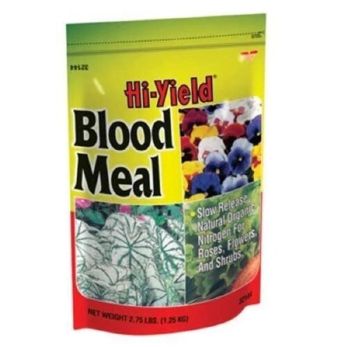 Hi-Yield Blood Meal Organic Nitrogen 2.75lb – Free Shipping
