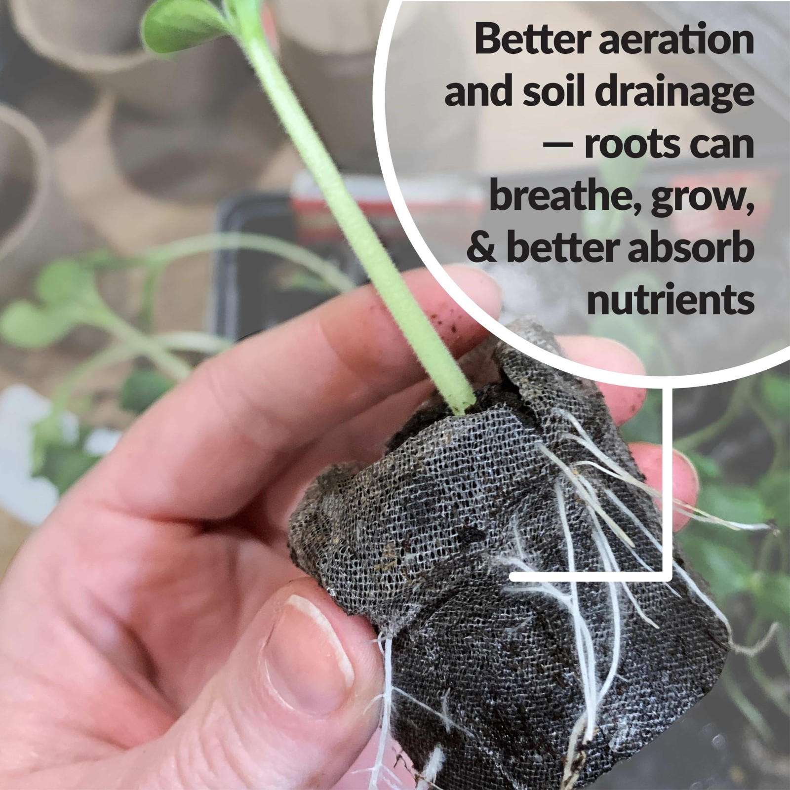 Peat Soil Pellets Seed Starter Plugs for Indoor Seedlings – 500 Count Planting P