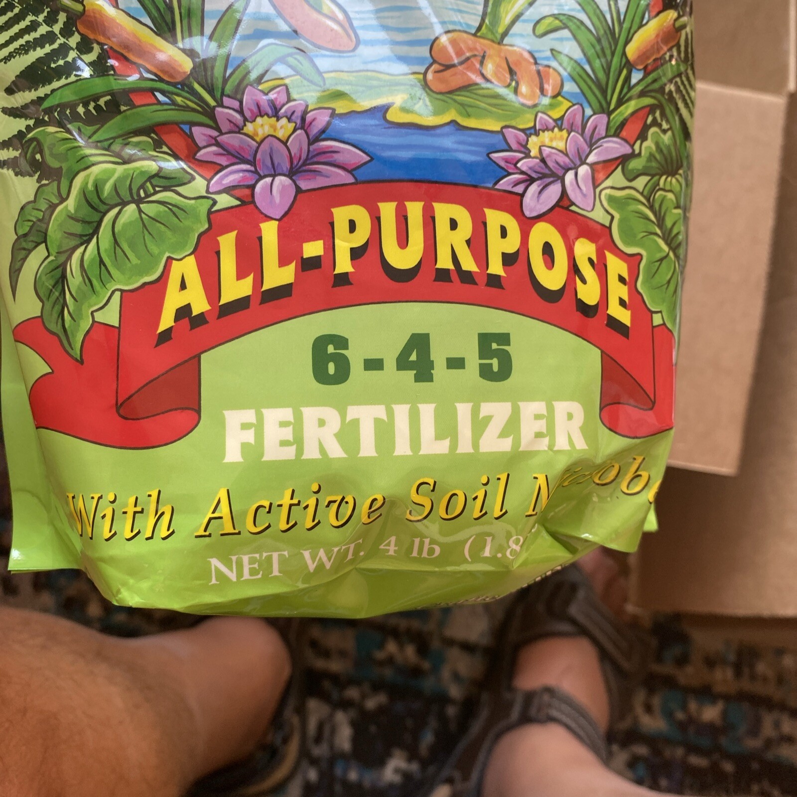FoxFarm FX14620 Happy Frog All-Purpose Fertilizer, 4 lb Bag Nutrients