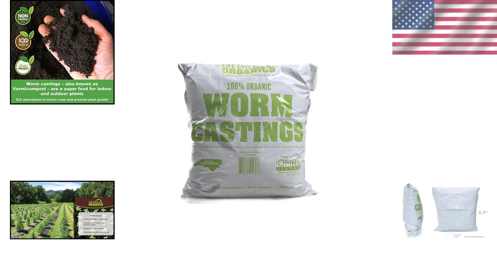 Eco-Friendly 100% Organic Worm Castings – Perfect for Vegetables & Flowers