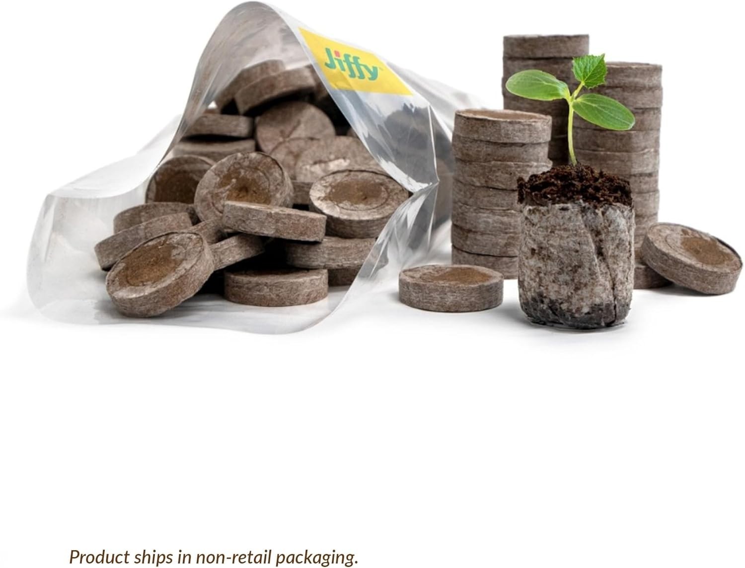 100 Count 36mm Peat Soil Pellets – Indoor Seed Starting Plugs for Easy Gardening