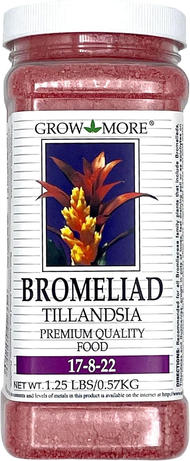 Bromeliad Tillandsia Food 17-8-22 1.25lbs of Water Soluble Air Plant Fertilizer