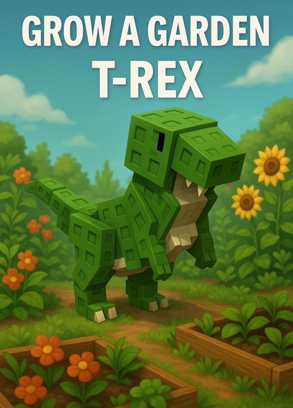 T-Rex Grow A Garden Pet