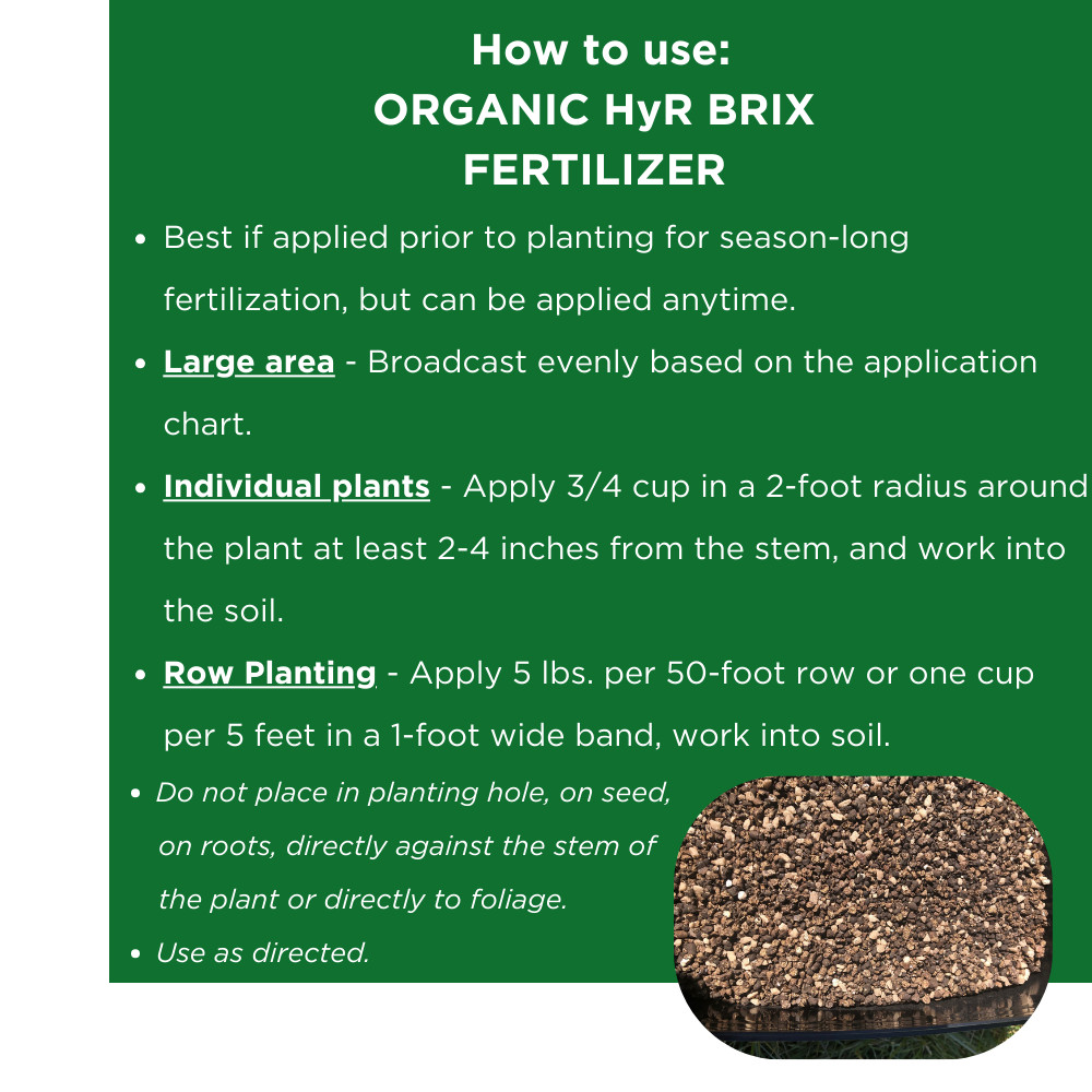 Hyr BRIX Organic Vegetable Fertilizer 1-1-8