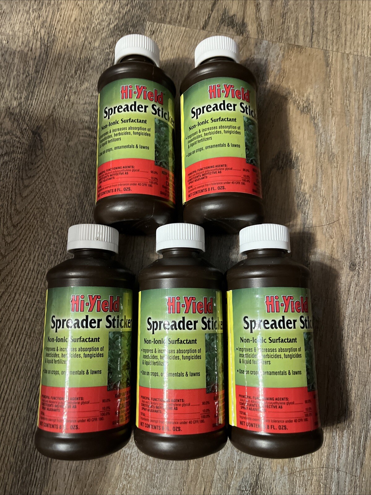 X5 Hi-Yield Spreader Sticker Non-Ionic Surfactant Crops/Ornamentals/Lawns 8oz EA