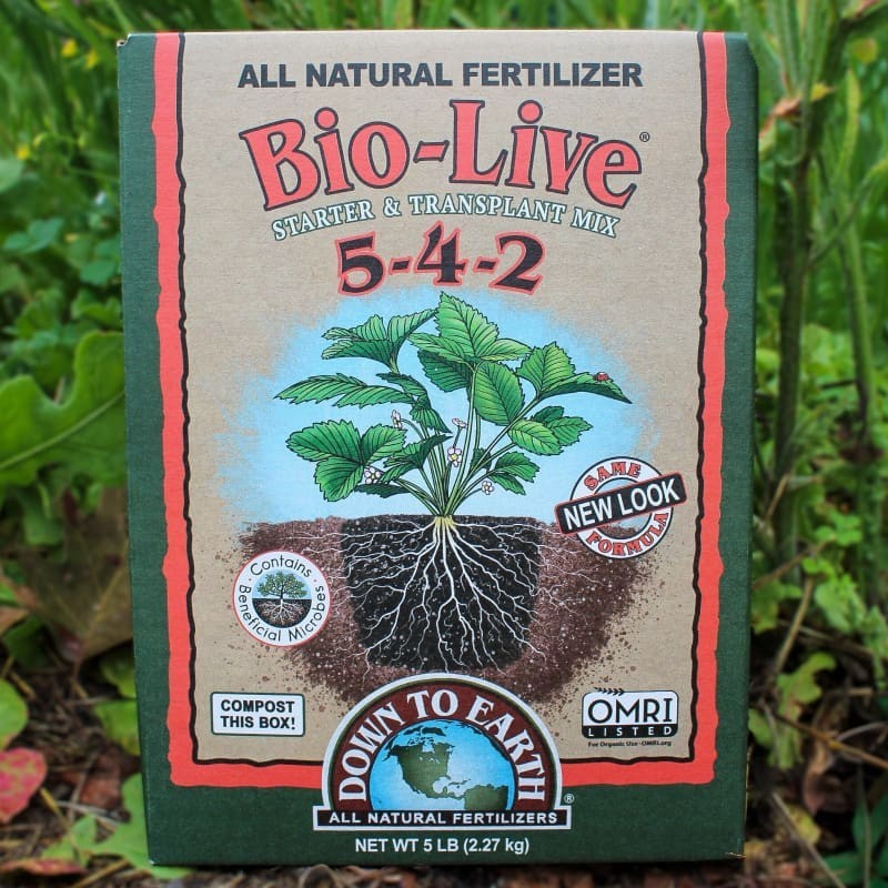 Down to Earth Bio-Live Fertilizer Mix 5-4-2, 5 lb