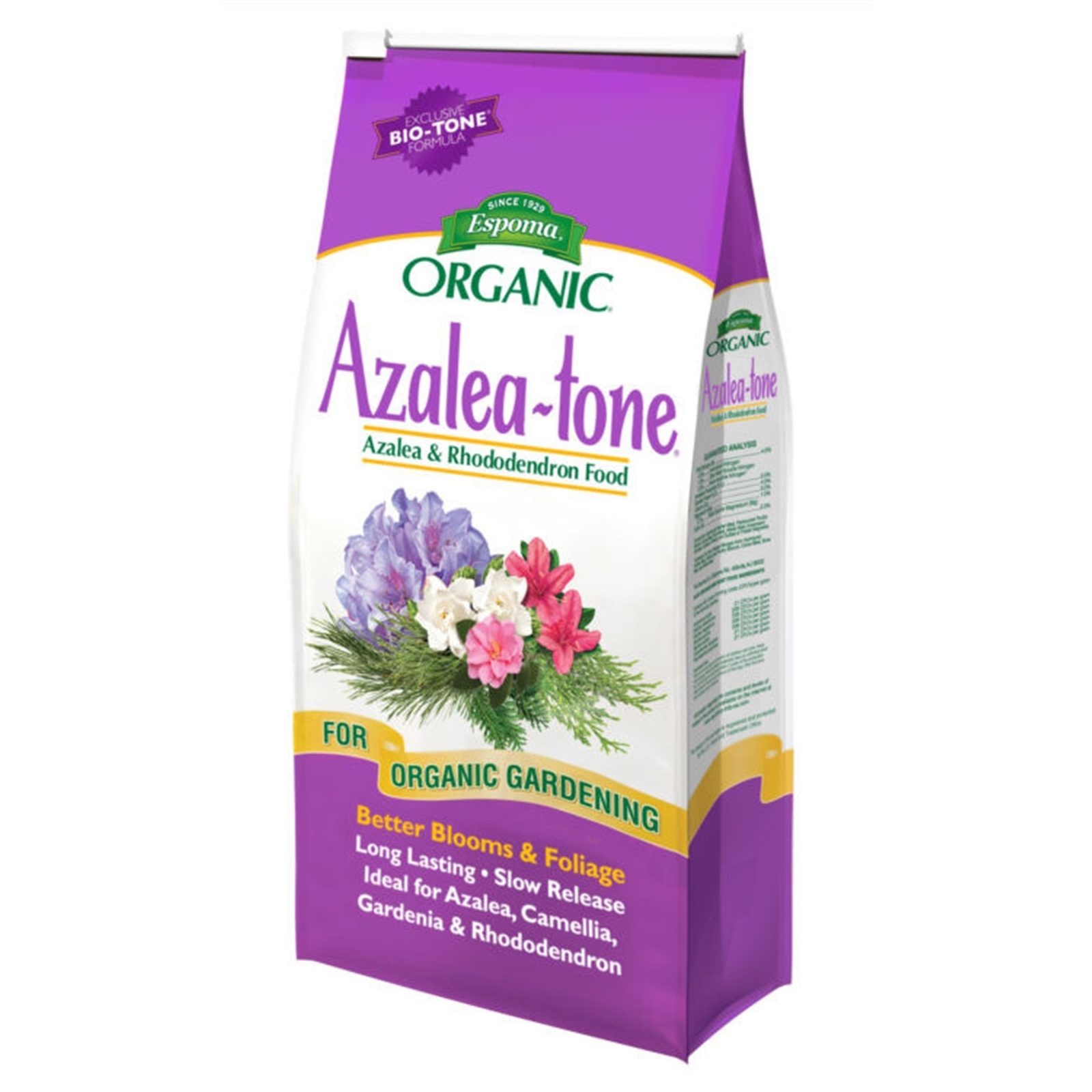 Espoma Organic Azalea-tone Azelea & Rhododendron Food, 4 lb Bag