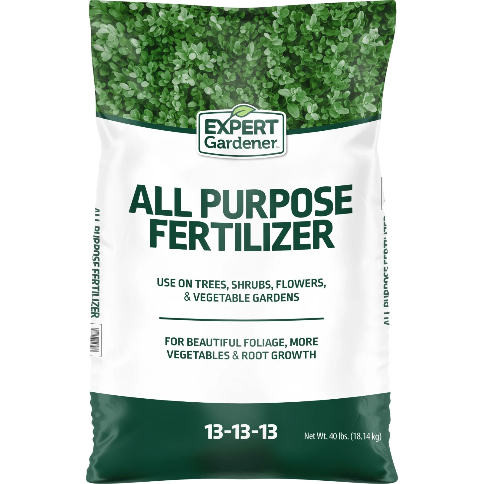 Expert Gardener All Purpose Plant Food Fertilizer 13-13-13 Formula, 40 Lbs