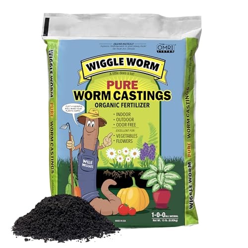 Wiggle Worm Worm Casting Fertilizer 15lb Granules Organic Soil Amendment