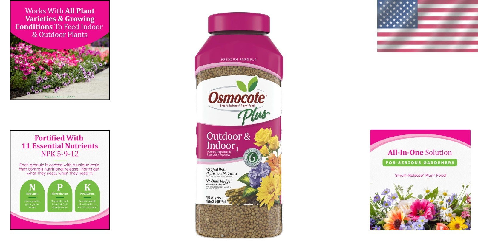 11 Nutrient Granular Plant Fertilizer – 2 lbs. Continuous Release for All Plants