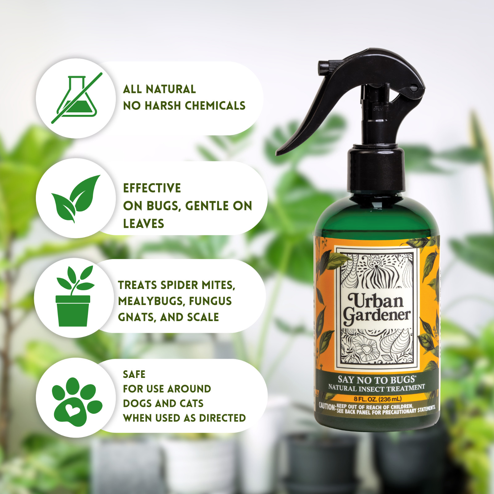 Say No To Bugs for Houseplants by Urban Gardener