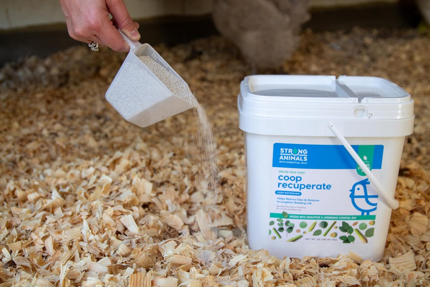 Coop Recuperate – Chicken Coop Refresher Containing Organic Eucalyptus & Lemongr
