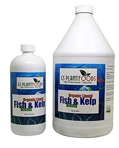 OMRI Listed Organic Fish & Kelp Fertilizer – 128 oz for Vibrant Plants & Yields