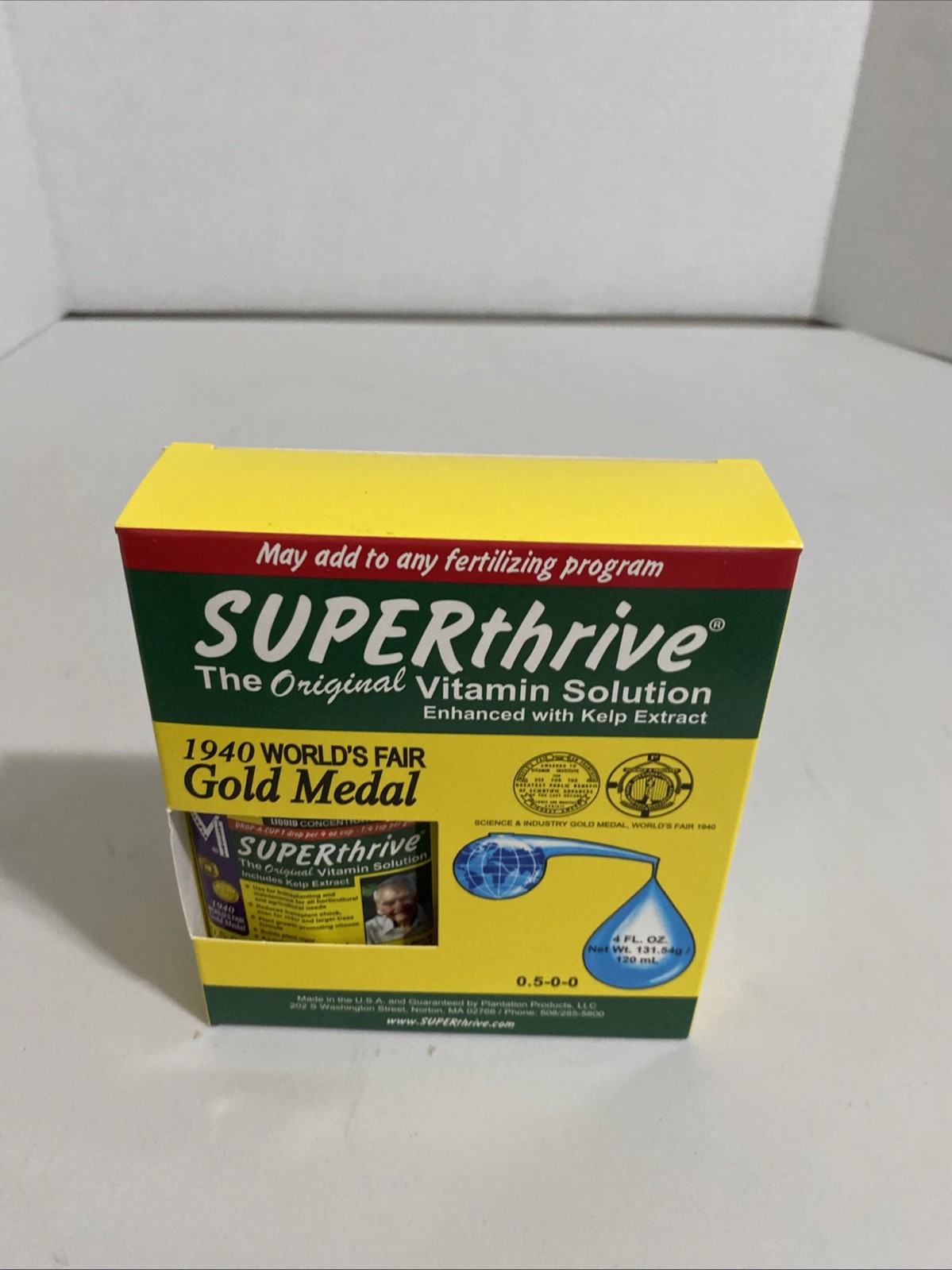 New SuperThrive 4 oz Fertilizer Plant Food Garden Vitamin Supplement