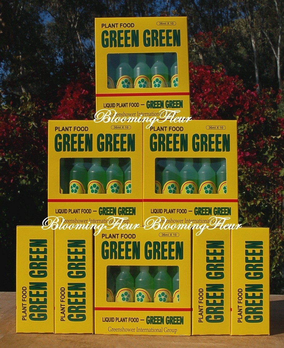 80 bottles GREEN GREEN Lucky Bamboo Plant Food FERTILIZER multi **Low Stock**