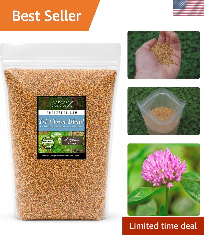 Tri-Clover by – Three Part Blend of Clovers Providing Beauty, Cover, and Natu…