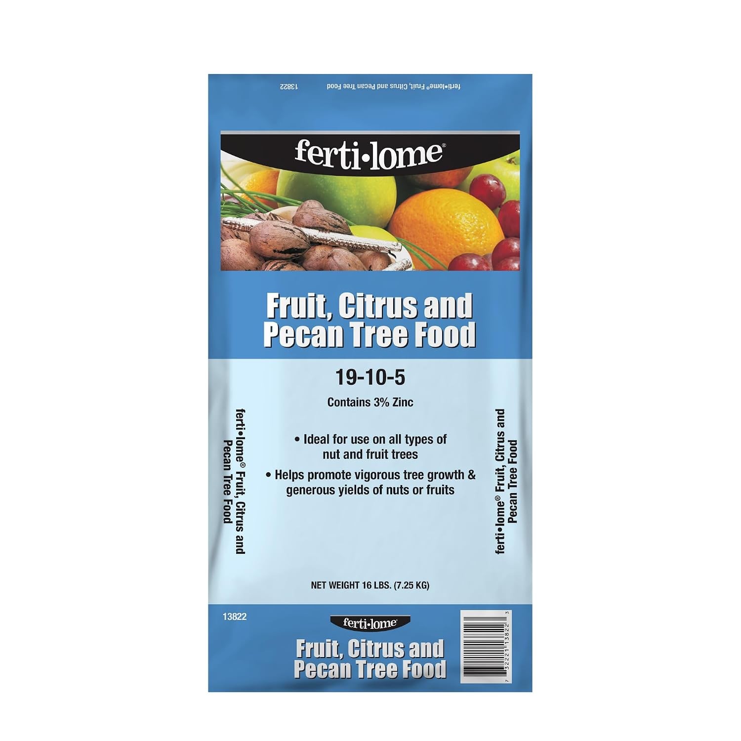 Fertilome (10822) Fruit Citrus and Pecan Tree Food 19-10-5 (20 lbs.)