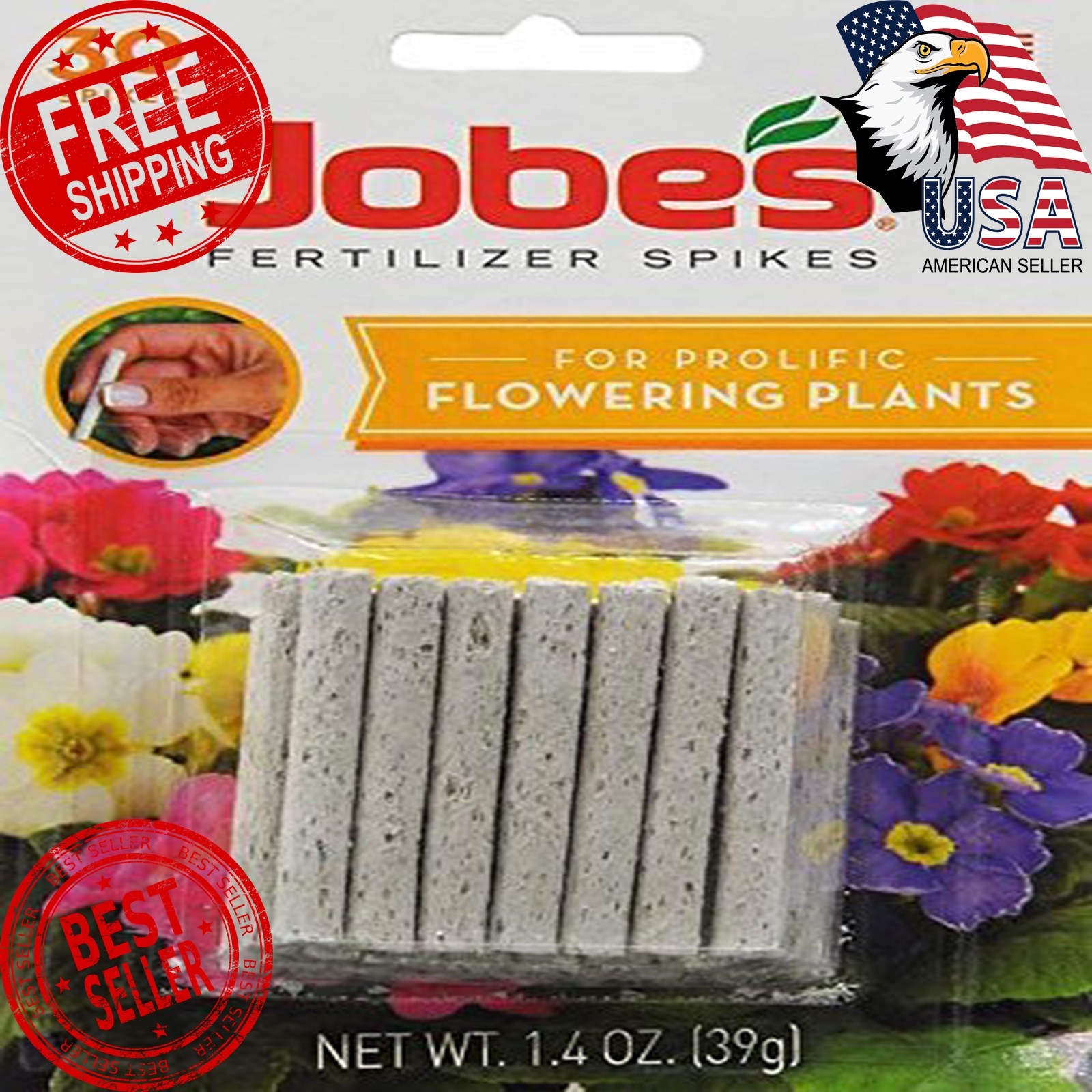 Easy Gardener Flower Fertilizer Spikes 30 Pack
