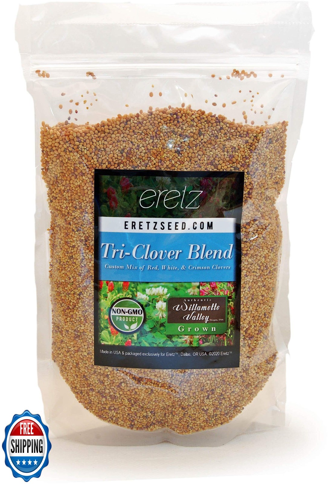 Tri-Clover by Eretz – Three Part Blend of Clovers Providing Beauty, Cover, an