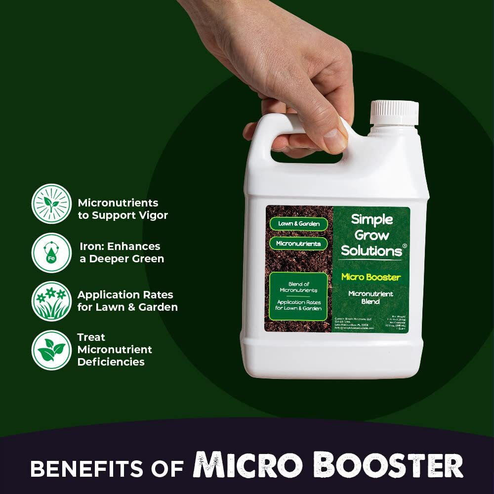 Organic Micronutrient Booster- Complete Plant & Turf Nutrients- Simple Grow S…