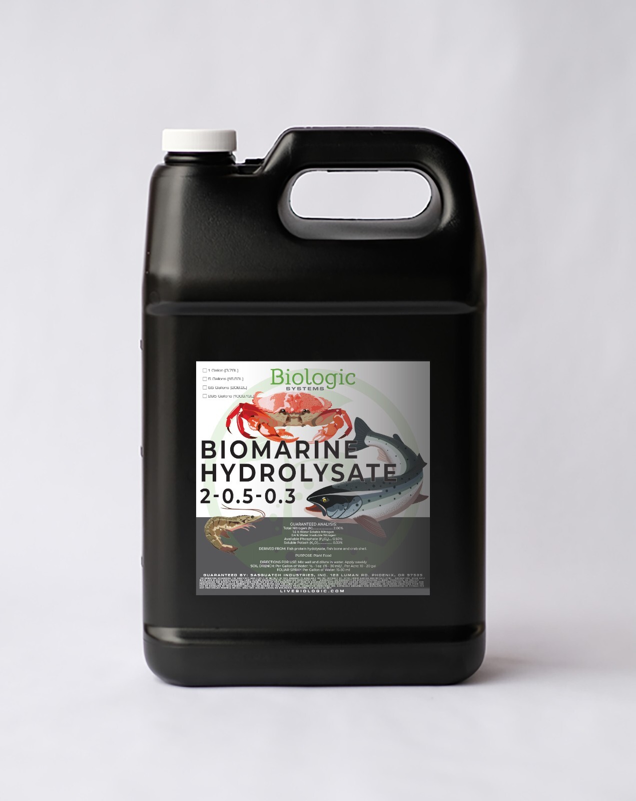 BioMarine Hydrolysate (Crab & Shrimp) 2-0.5-0.3 1 Gal