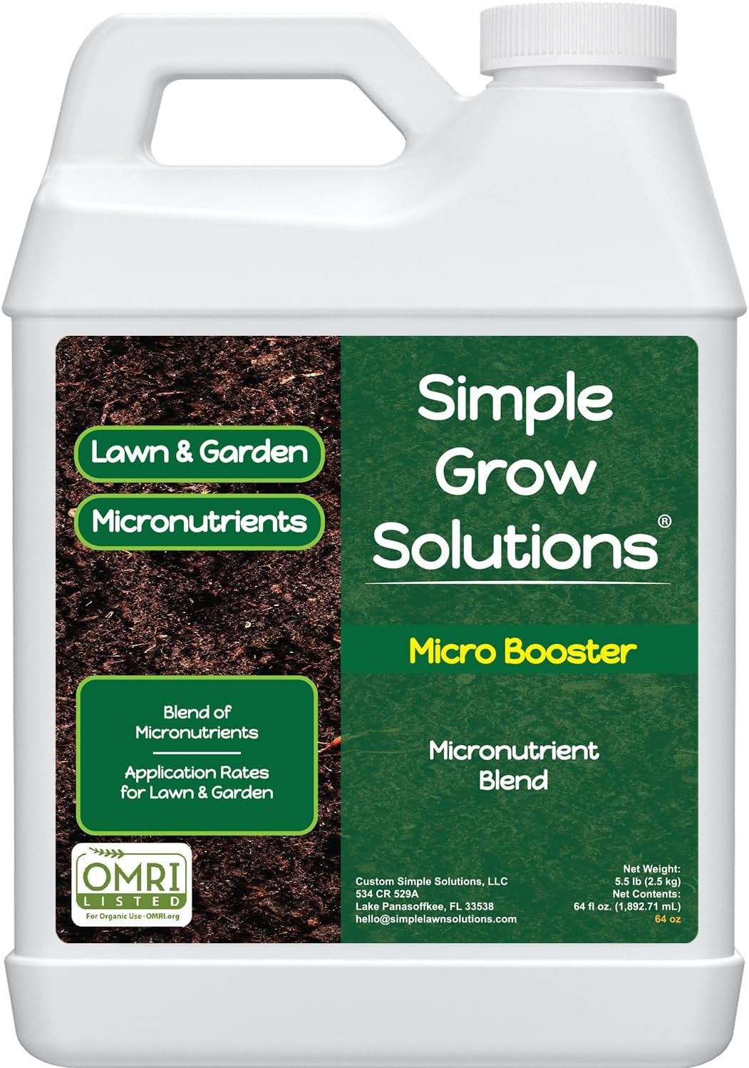 Micronutrient Booster- Complete Plant & Turf Nutrients- Simple Grow Solutions-