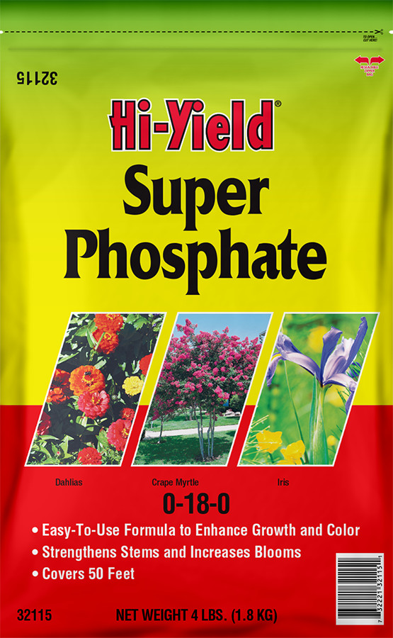 Hi-Yield Super Phosphate 4 lb phosphorous 0-18-0 garden fertilizer food