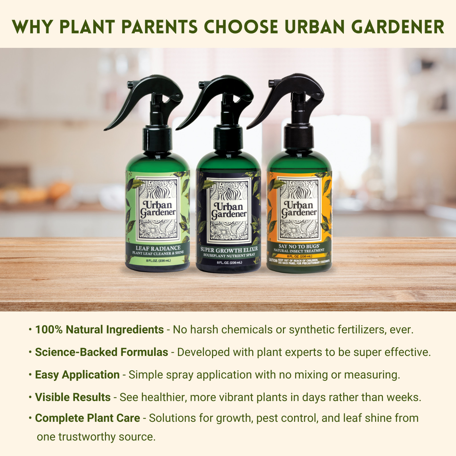 Say No To Bugs for Houseplants by Urban Gardener