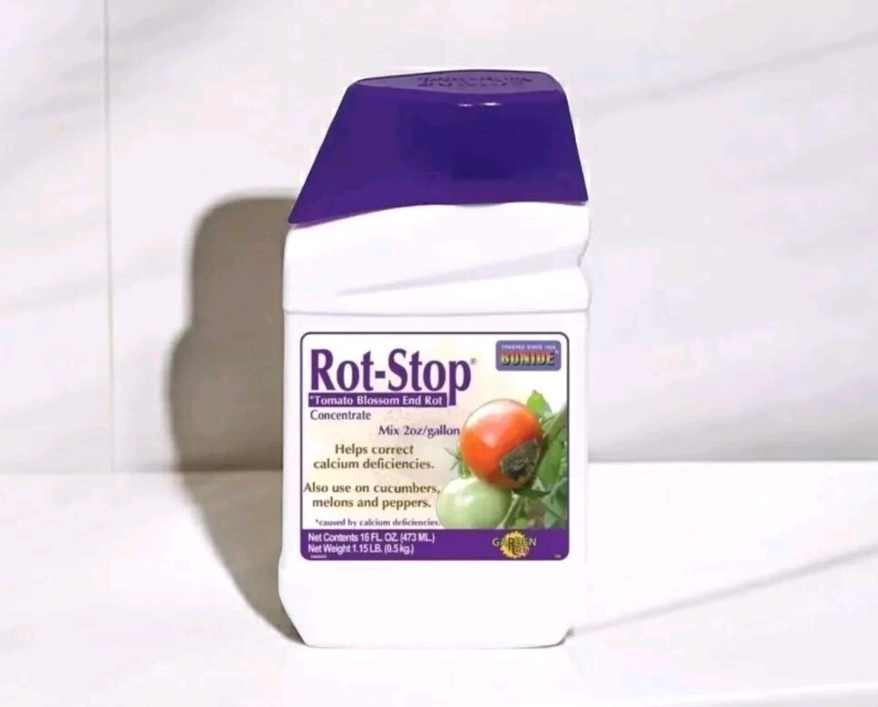 Bonide Rot Stop Liquid Concentrate Tomato Blossom End Rot Makes 8 Gallons 16oz