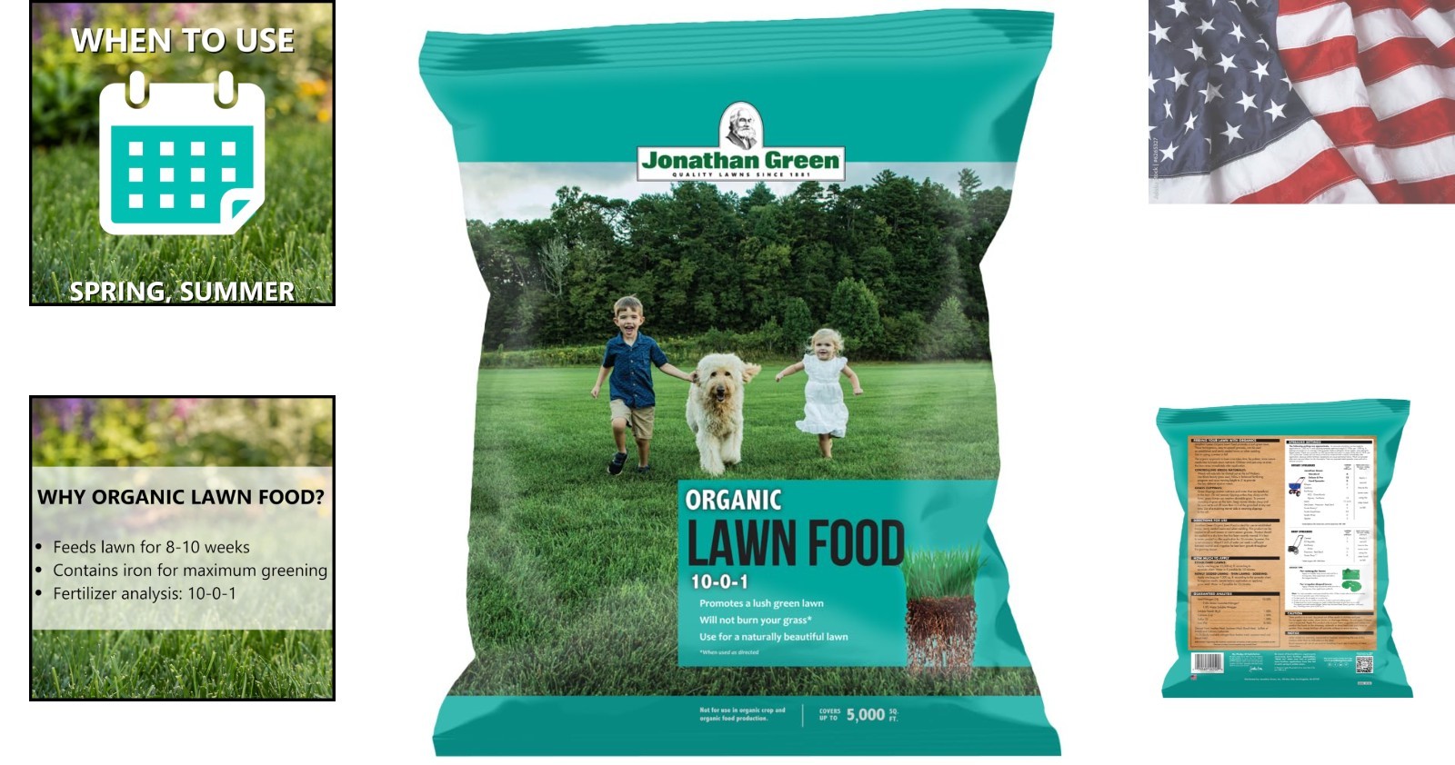 Organic Organic 8-0-1 Lawn Food for All Grass Types 20 lb. 5000 sq. ft.