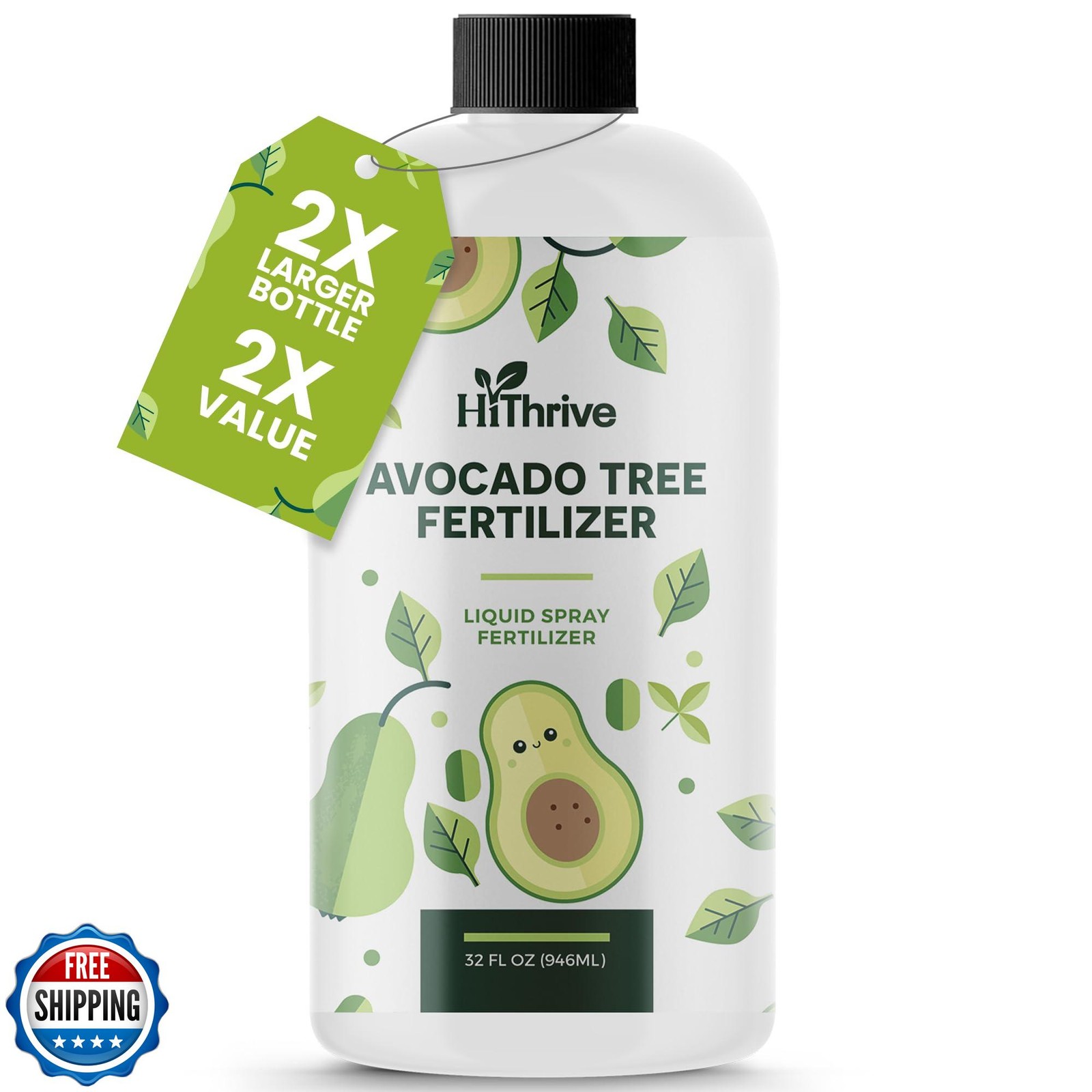 32oz Fruit Tree Fertilizer for Avocados – Makes 64 Gallons, Premium Water-Sol