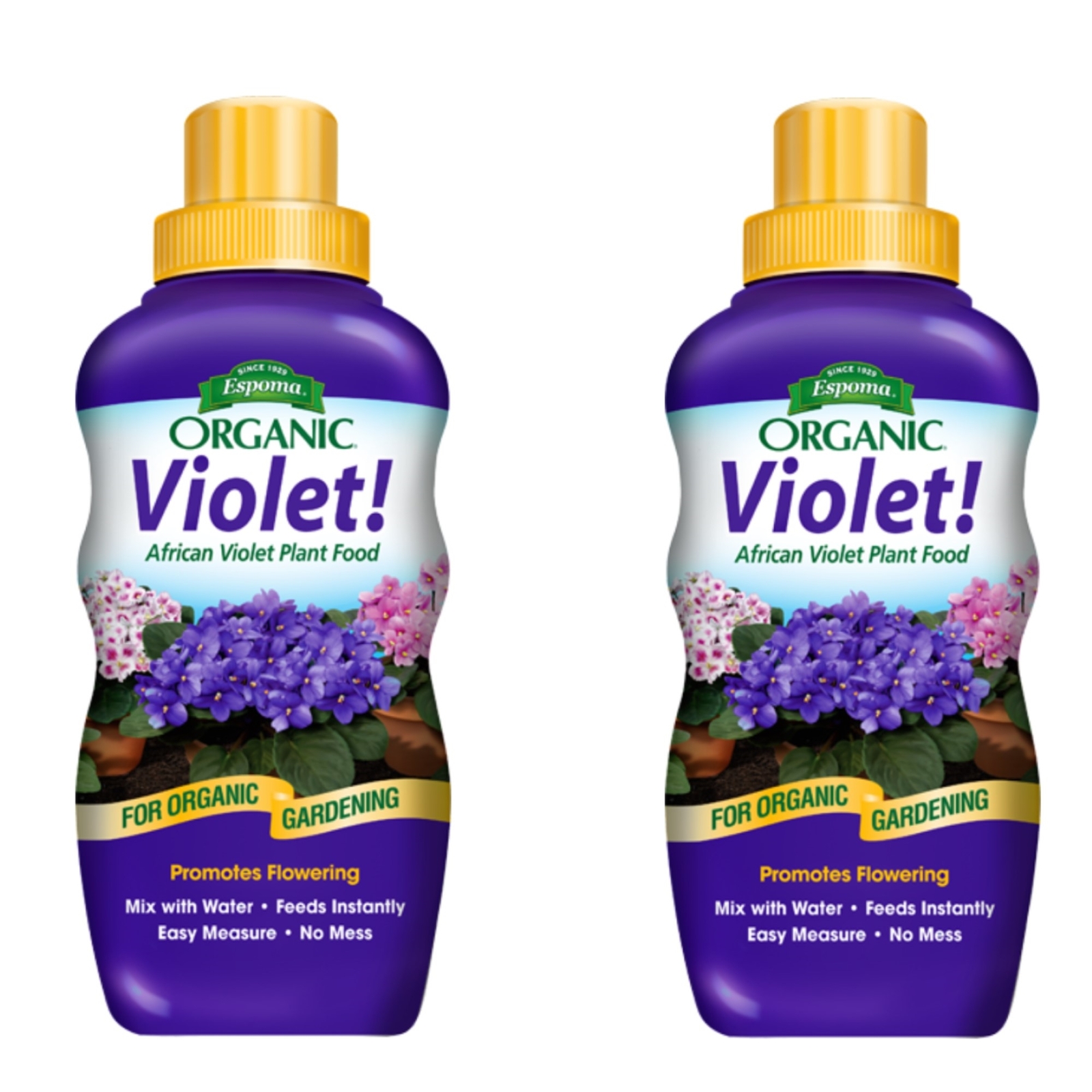 Espoma Organic Violet! Plant Food and Bloom Booster, Liquid, 8oz (2 pack)
