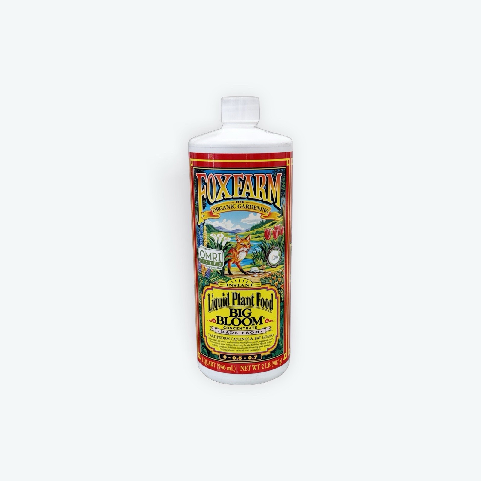 Fox Farm Big Bloom Liquid Plant Food Organic Bloom Fertilizer Quart Size