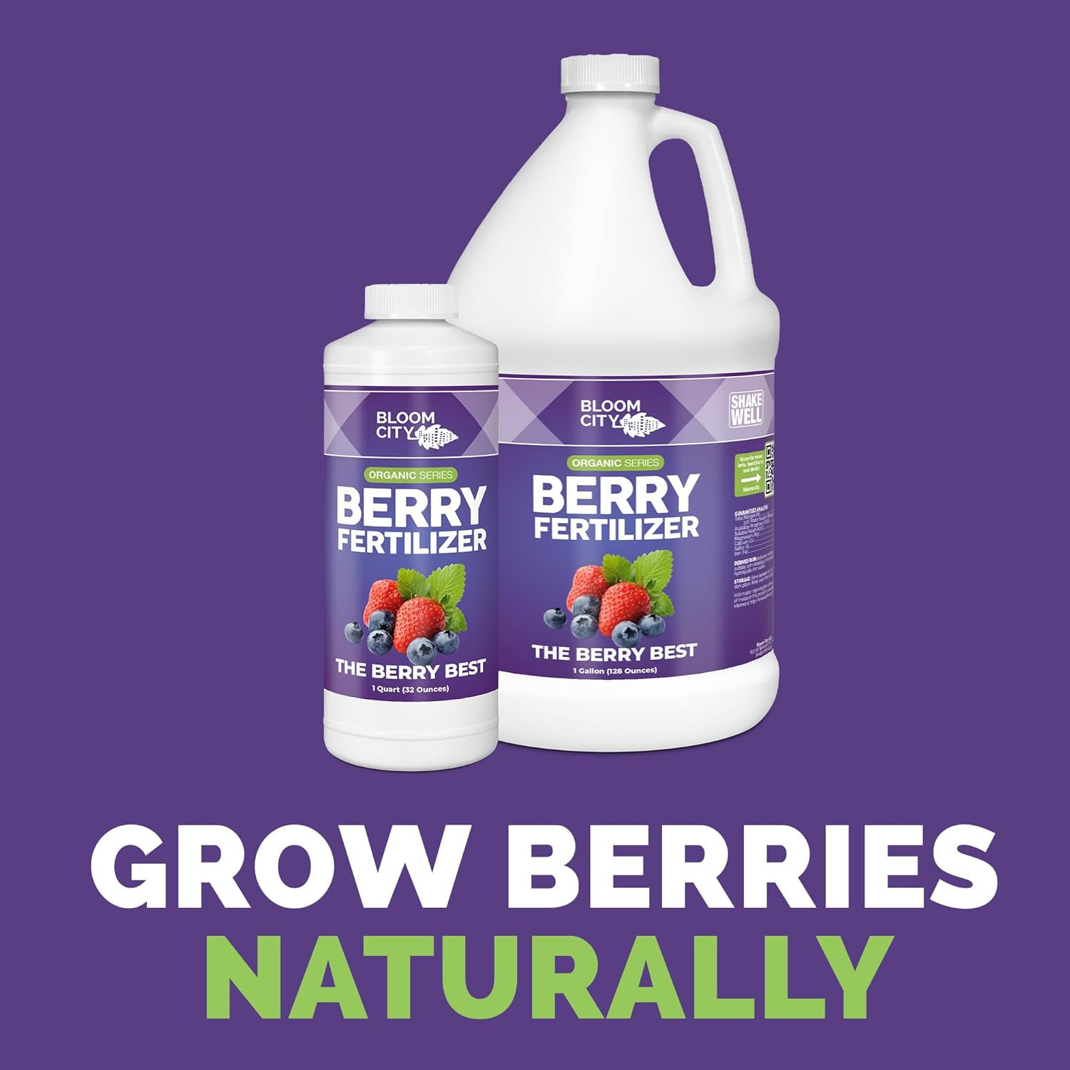Bloom City Organic Berry Best – Blueberry Fertilizer & Strawberry Fertilizer
