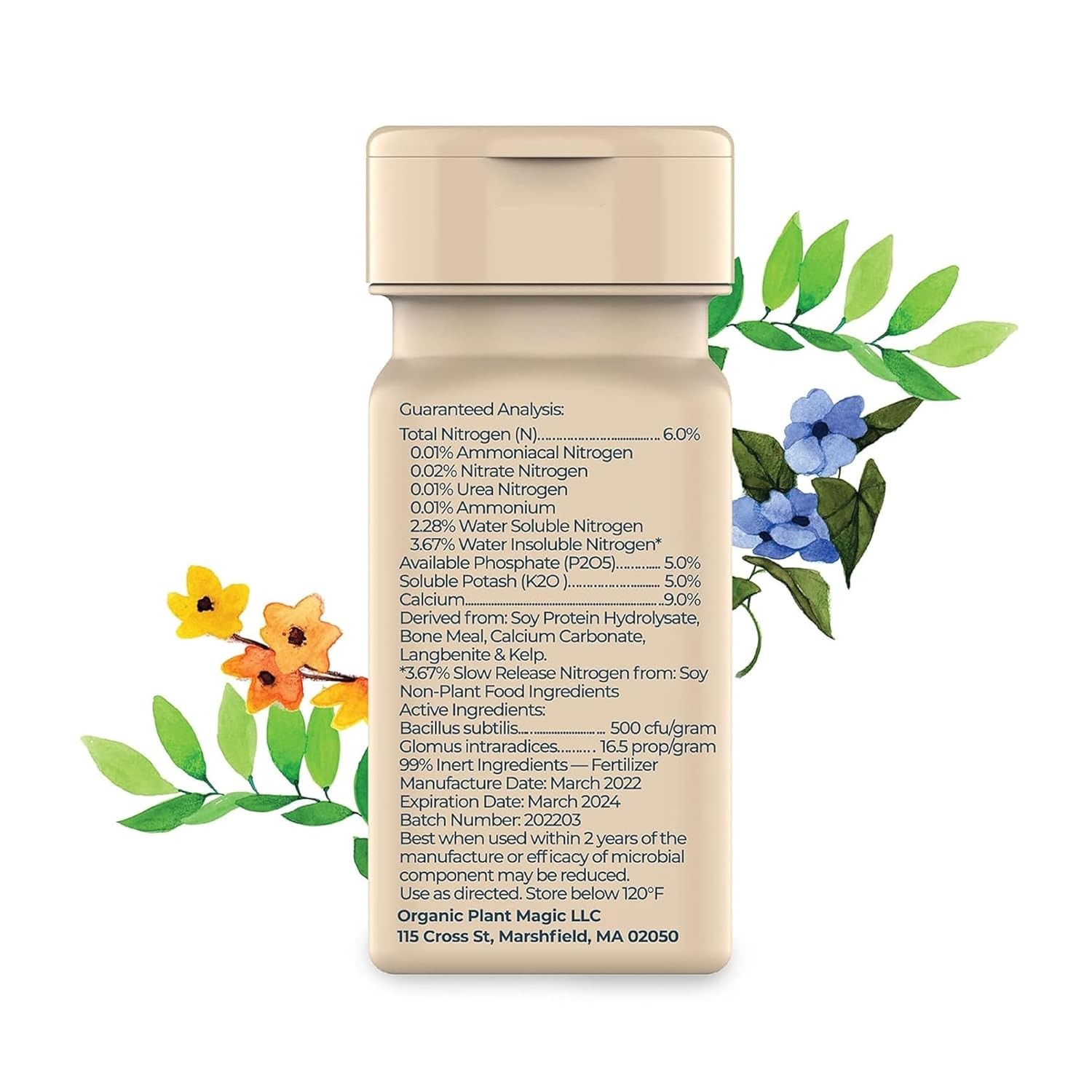 Truly Organic™ Easy to Use Soluble Plant Food Shaker: All-Purpose Fertilizer