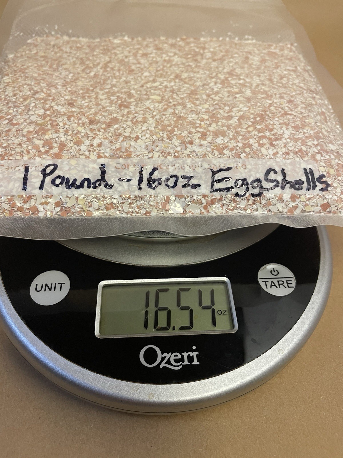 Egg Shells 1 Pound (16oz) Vacuum-Sealed Organic Plant Garden Calcium Fertilizer