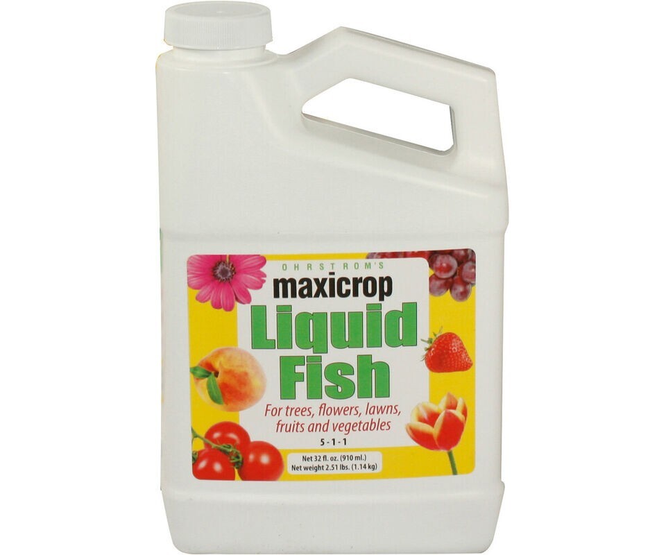 Maxicrop Liquid Fish Quart -Great for Lawns and Vegi Gardens!