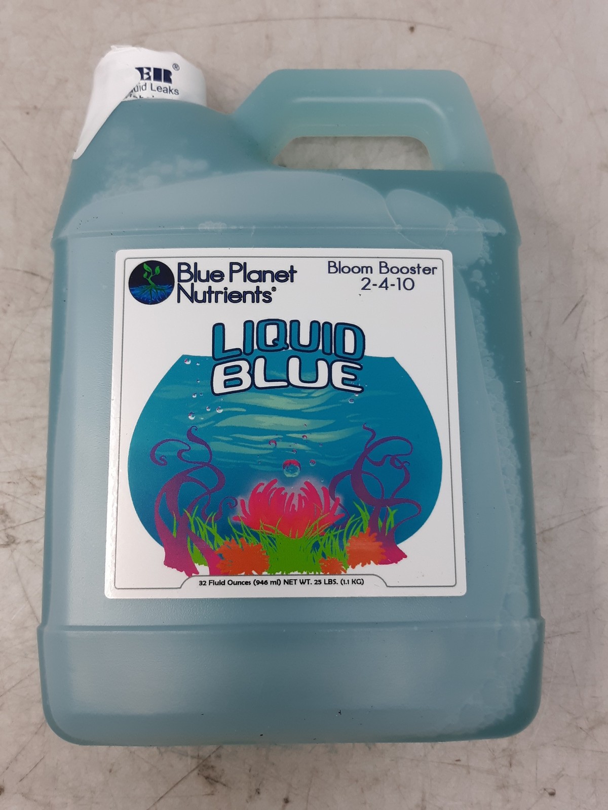 Blue Planet Nutrients Liquid Blue Bloom Booster 2-4-10 Plant Food 32oz