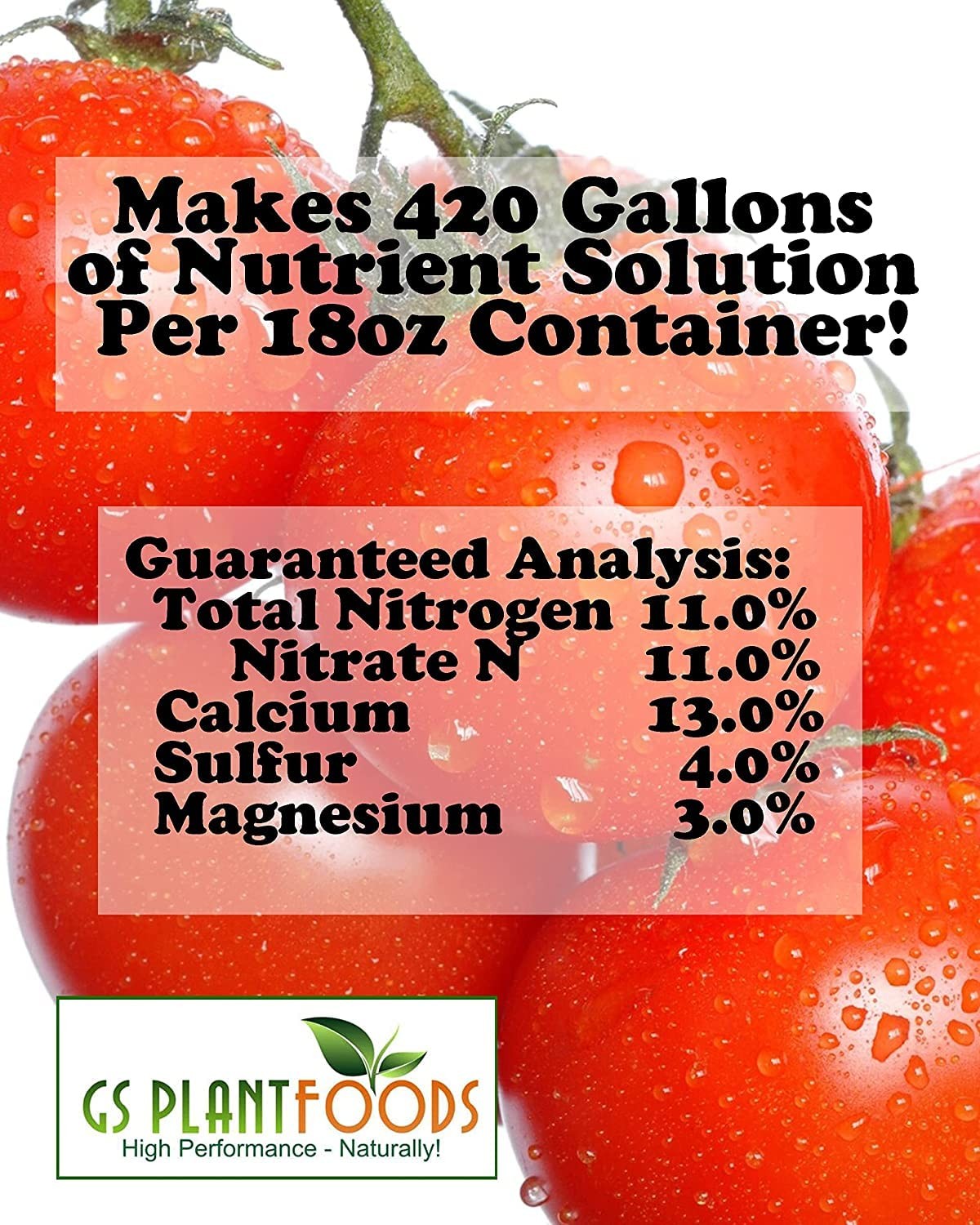 Cal-Mag 420 Dry Super Concentrate, Makes 420 Gallons of Nutrient Solution, 18…